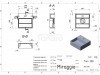 MIRAGGIO Umywalka 30x30 TONI 300С 8814241
